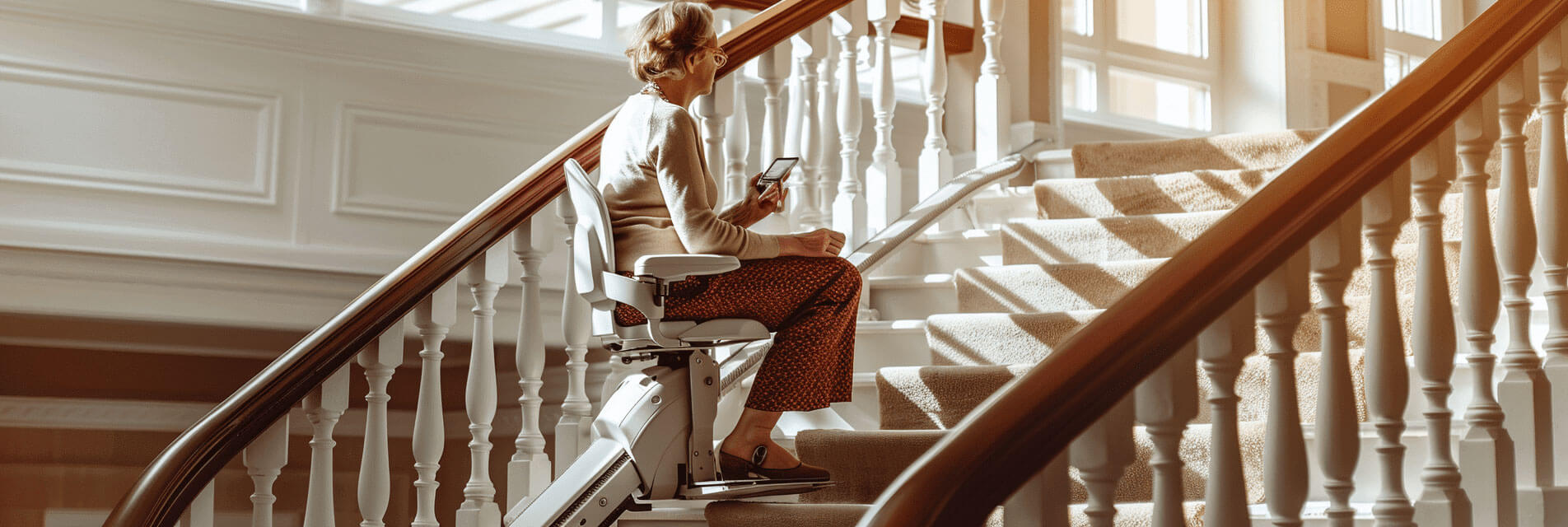 monte escalier exterieur  